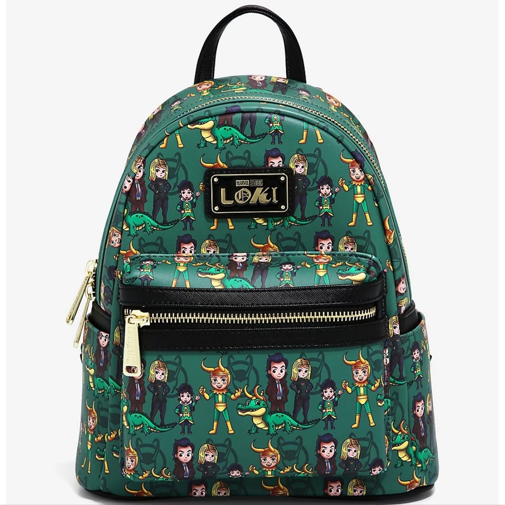 Loungefly Marvel Loki Variants Mini Backpack